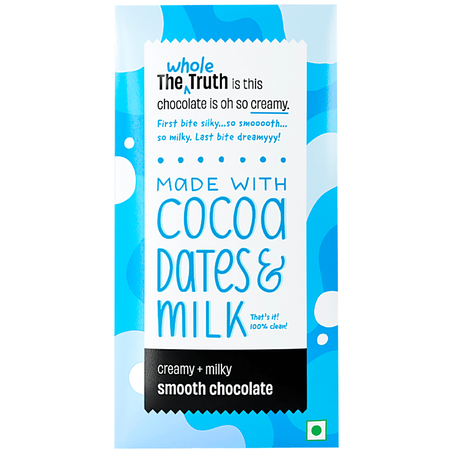 The Whole Truth Creamy & Milky Smooth Chocolate - Sweetened With Dates