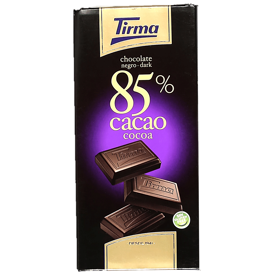 Tirma Chocolate Negro Dark 85% Cacao Cocoa