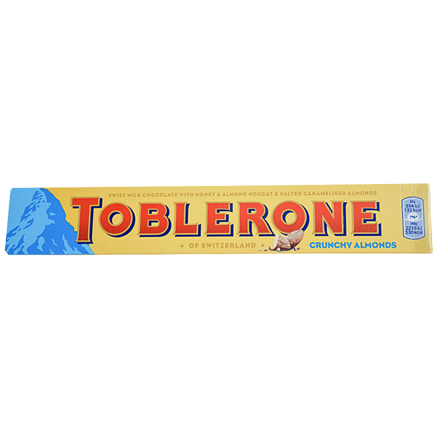 Toblerone Swiss Milk Chocolate - Honey & Almond Nougat