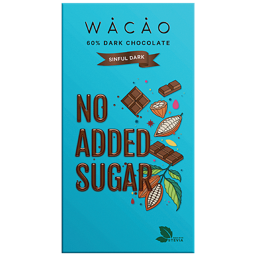 WACAO Sinful Dark Chocolate Bar - Rich