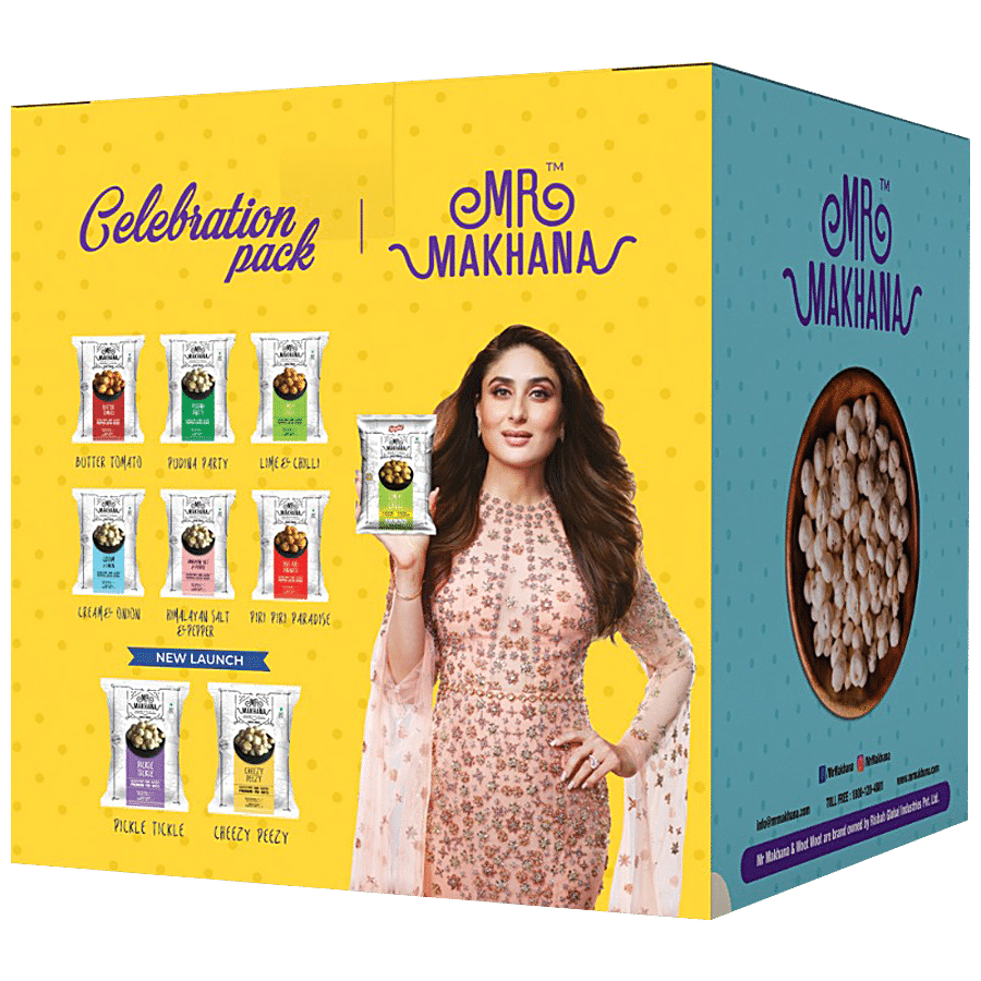 MR. MAKHANA Celebration Pack - Healthy Snacks