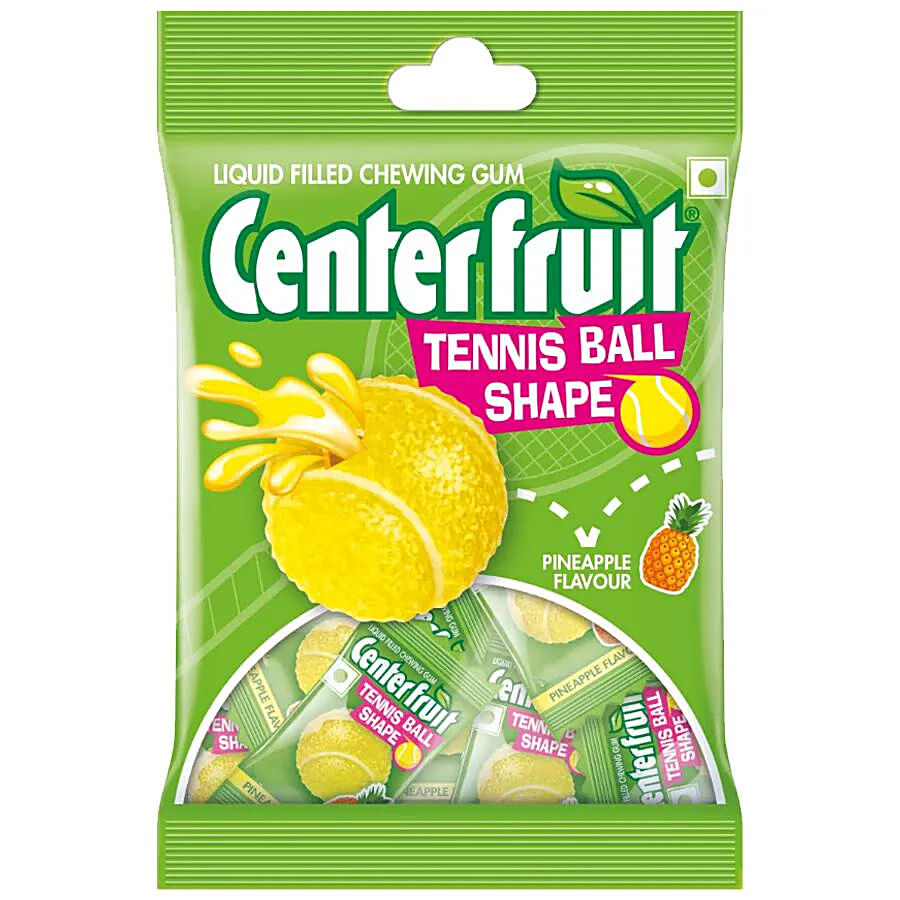 Center Fruit Liquid Filled Chewing Gum - Pineapple Flavour