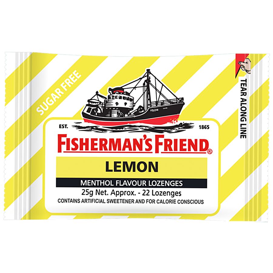 Fisherman's Friend Sugar Free Lozenges - Lemon