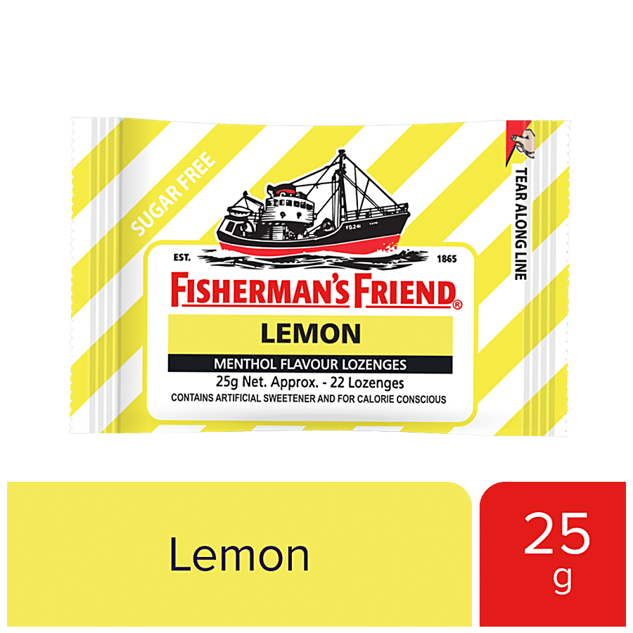 Fisherman's Friend Sugar Free Lozenges - Lemon