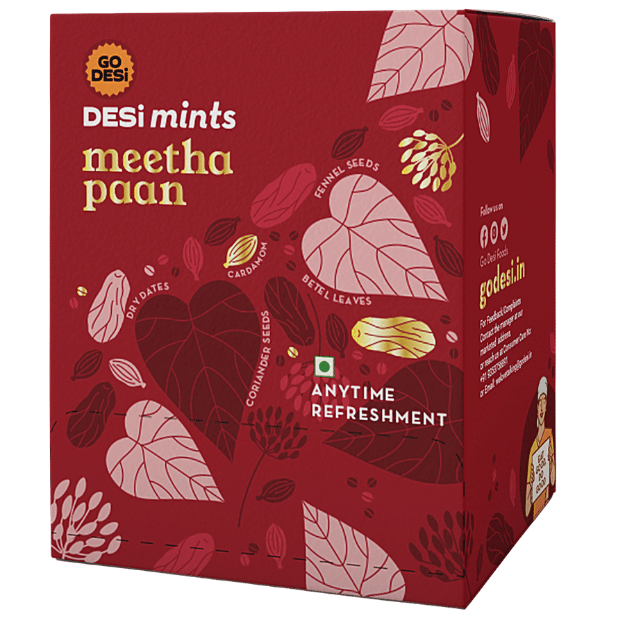 GO DESi Meetha Paan - Desi Mints Mouth Freshener