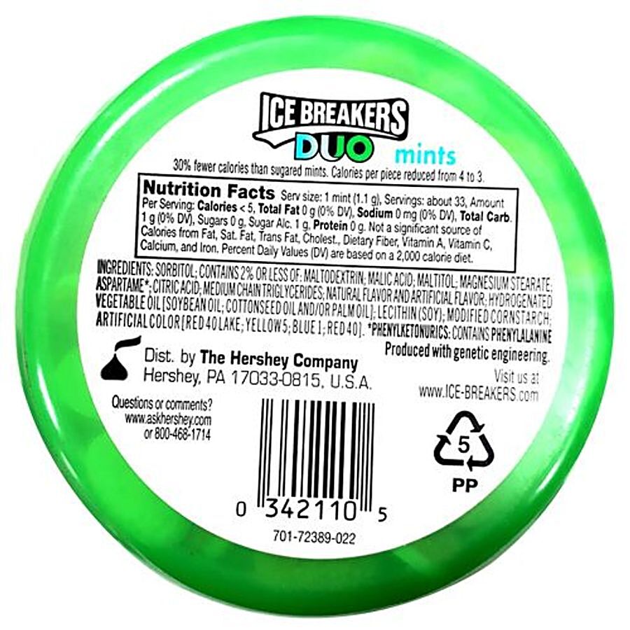 Ice Breakers Sugarfree Mint - Watermelon