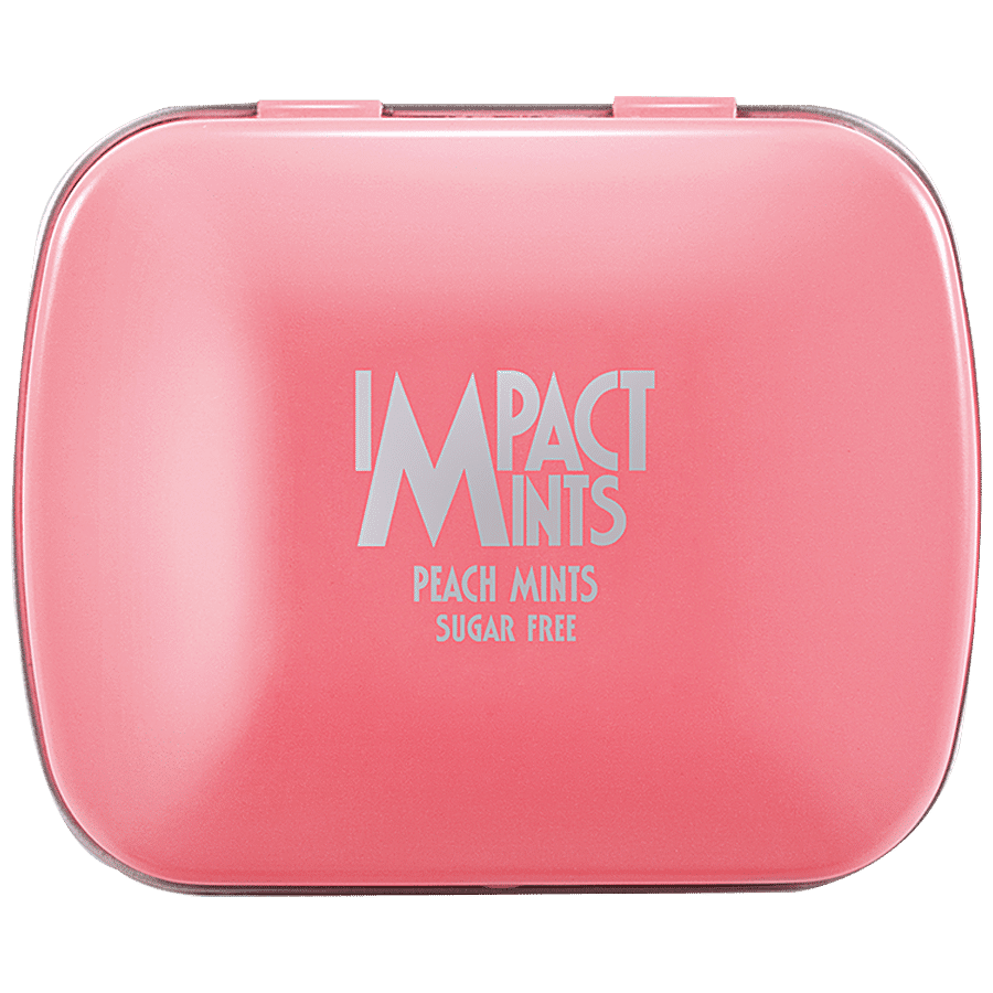 Impact Mint Sugar Free Mints - Peach