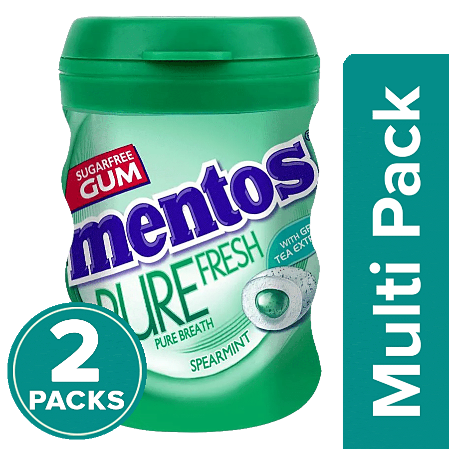 Mentos Pure Fresh Sugarfree Spearmint Flavour Chewing Gum