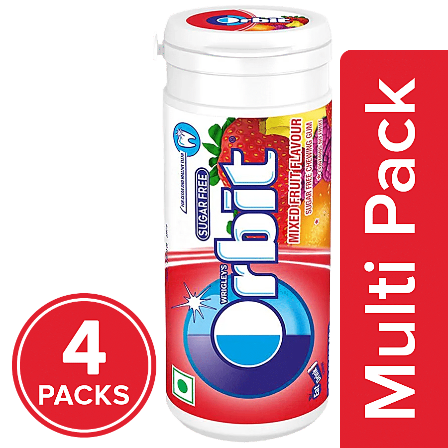 Orbit Sugar Free Chewing Gum - Mixed Fruit