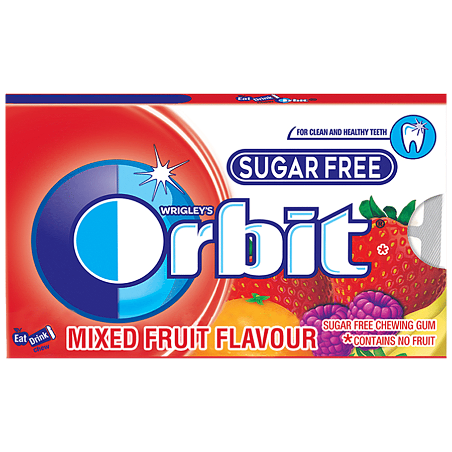 Wrigleys Orbit Sugar-Free Chewing Gum - Mixed Fruit