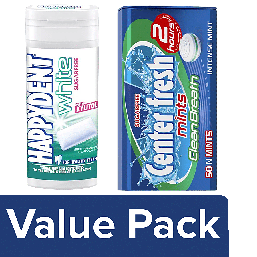 bb Combo Xylitol Sugarfree Spearmint + Mints Clean Breath Intense Mint