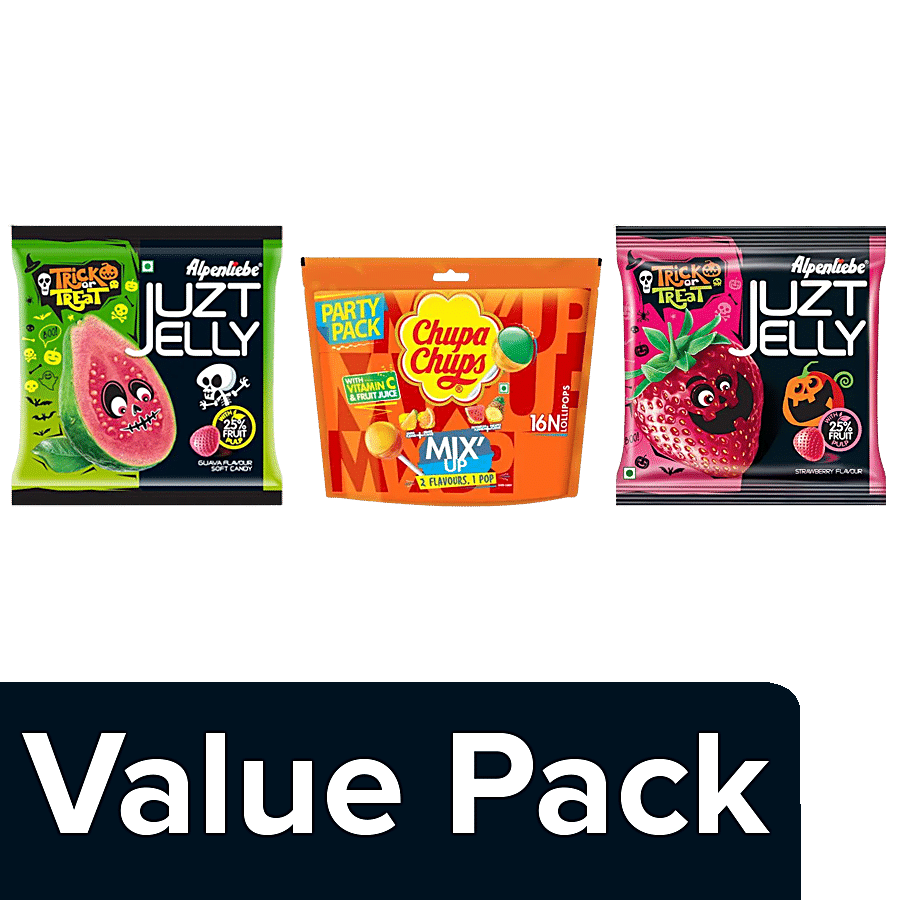 ALPENLIEBE Juzt Jelly - Guava Flavour + Strawberry Flavour + Party Mix