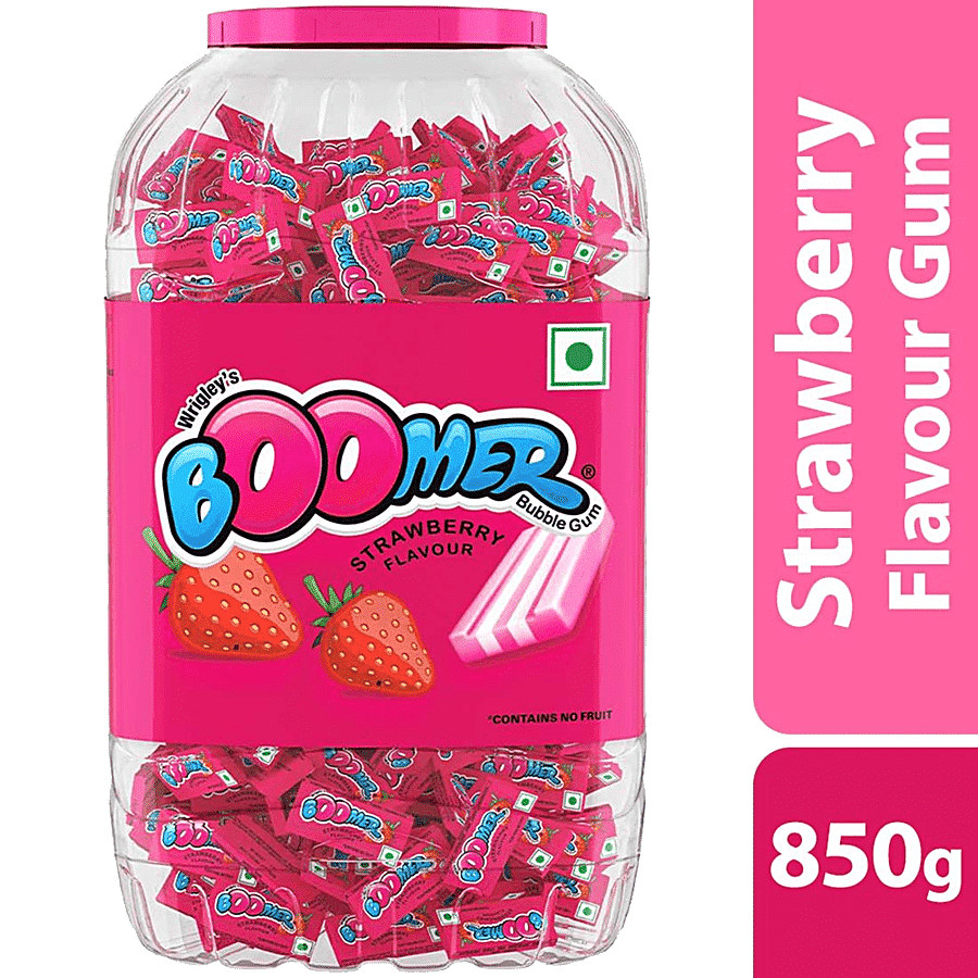 Boomer Strawberry Flavoured Chewing Gum