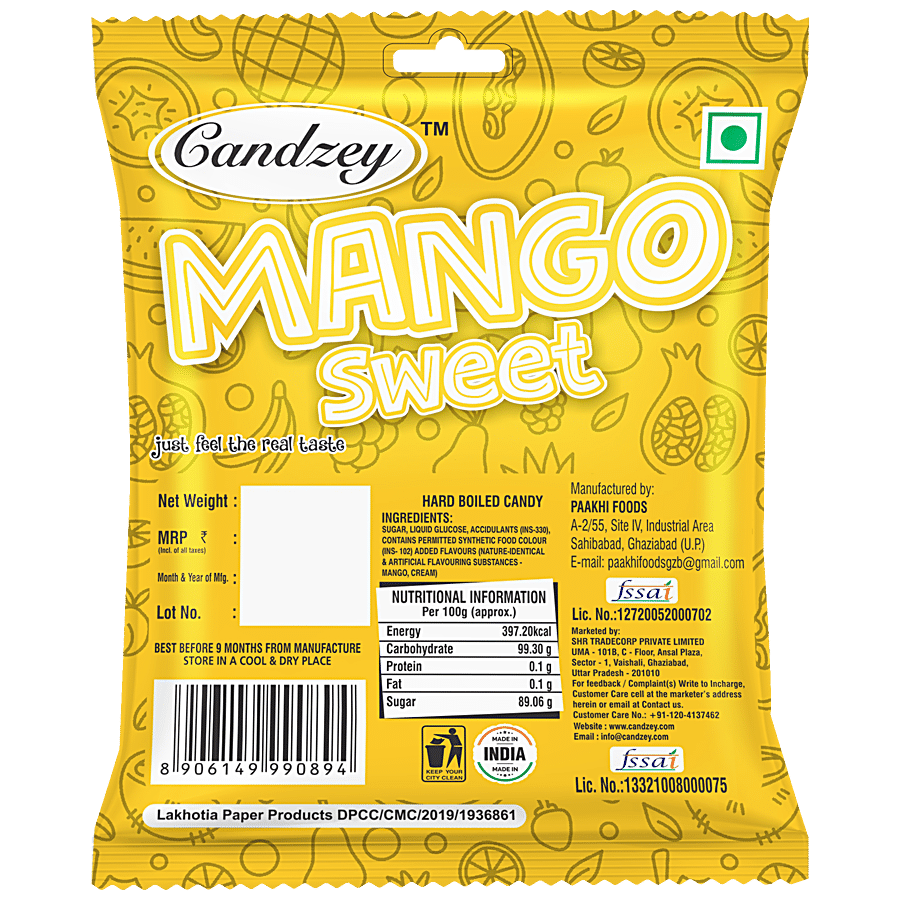 CANDZEY Mango Sweet Candy - Hard-Boiled