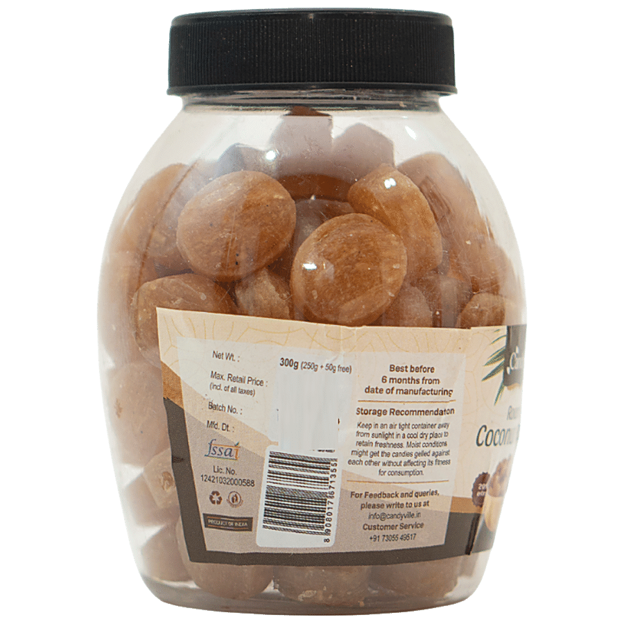 CandyVille Roasted Coconut Candy - Sweet Flavour