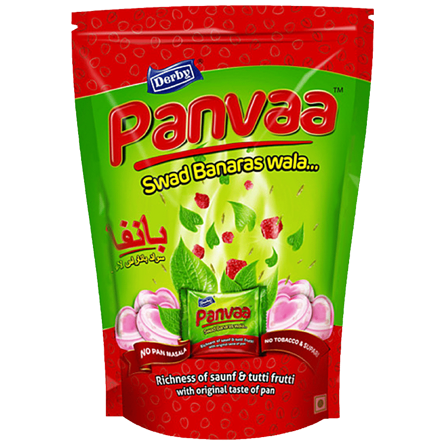 DERBY Panvaa Candy With Saunf & Tutti Fruitti - Crunchy