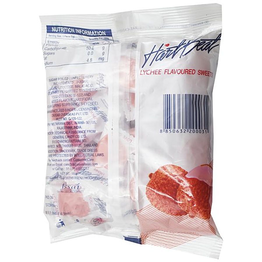 Hart Beat Sweets Love Candy - Lychee Flavoured