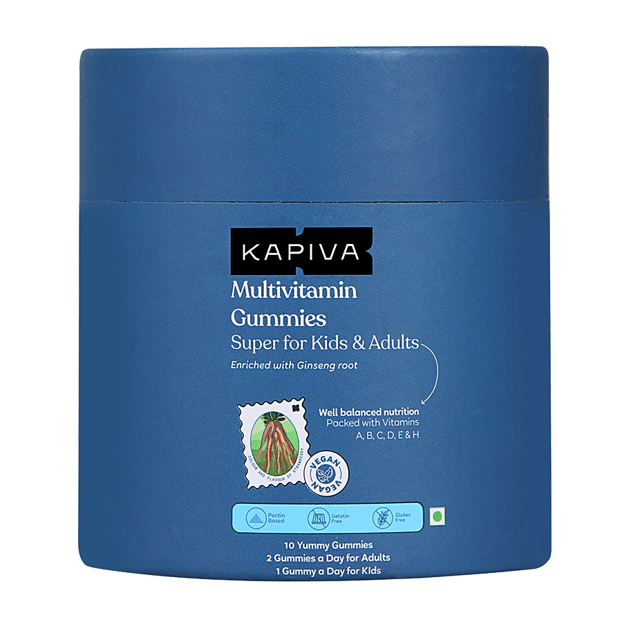 Kapiva Multivitamin Gummies For Kids & Adults - With Ginseng Root