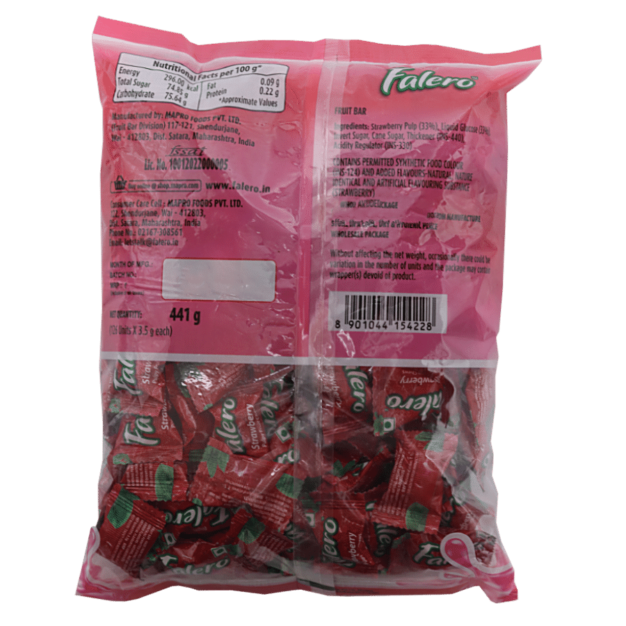 Mapro Falero Pulpy Fruit Chews - Strawberry