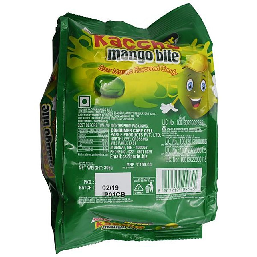 PARLE Kaccha Mango Bite Candy - Bigger