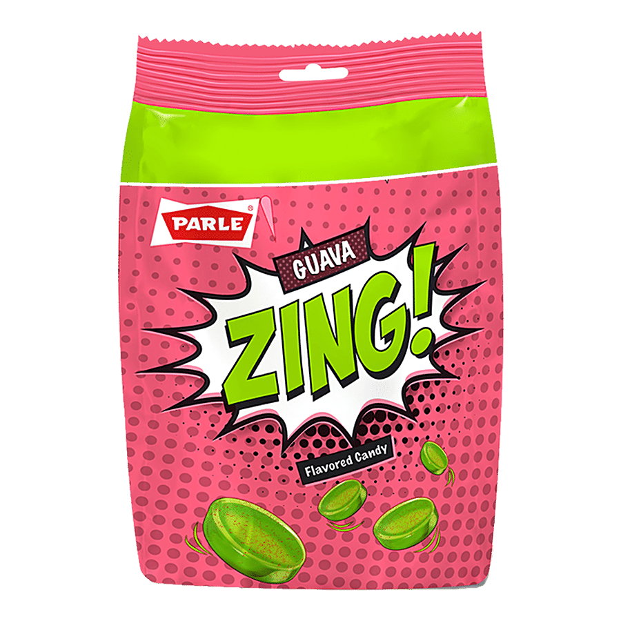 PARLE Zing Guava Flavoured Candy - Juicy & Tangy Taste