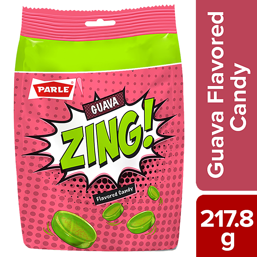 PARLE Zing Guava Flavoured Candy - Juicy & Tangy Taste