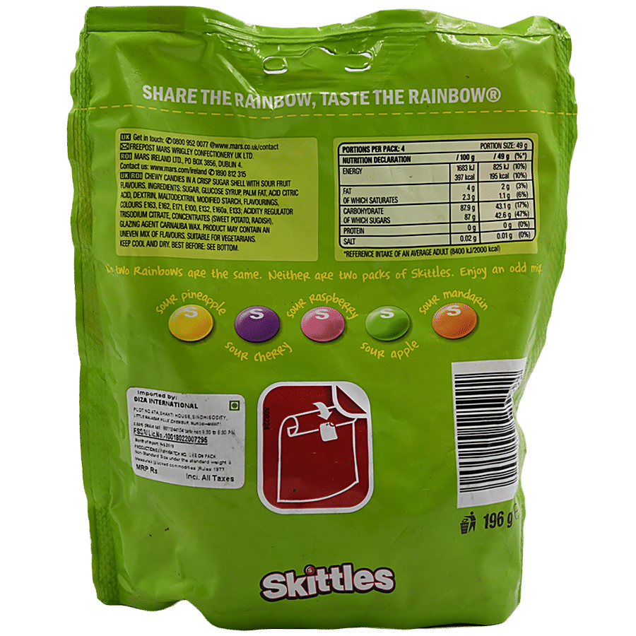 Skittles Candy - Crazy Sours