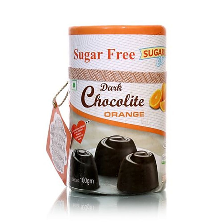 Sugarless Bliss Sugar Free Dark Chocolate - Orange