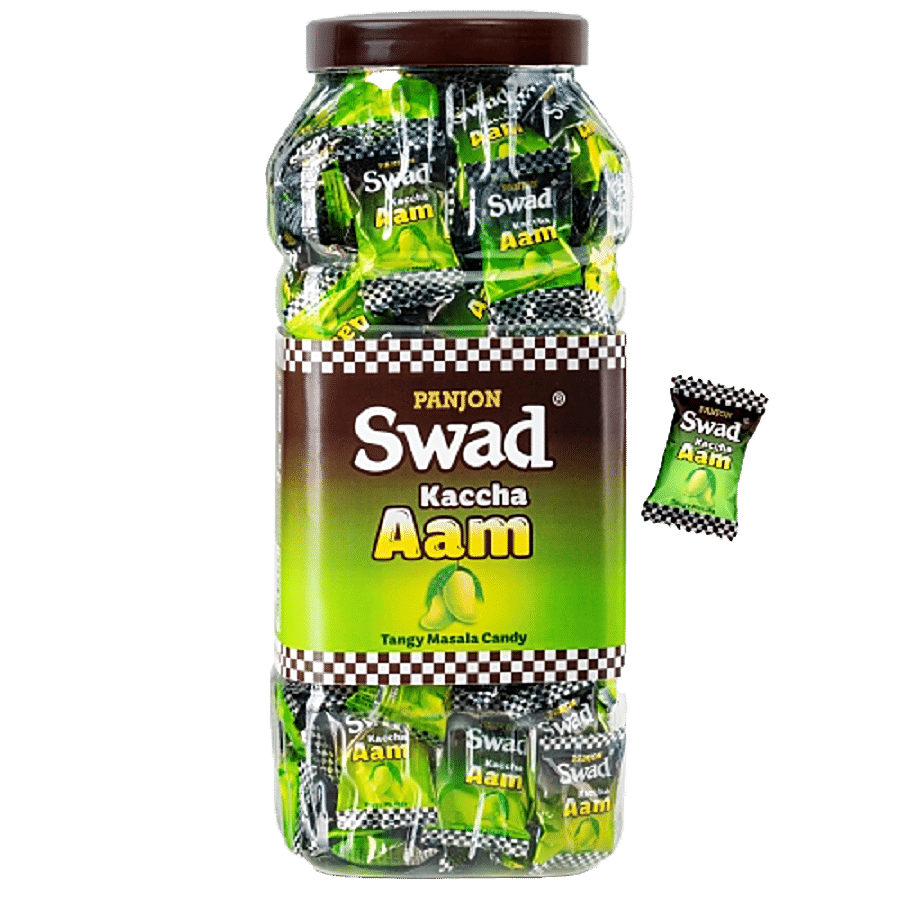 Swad Kachha Aam Raw Mango Candy - Toffee Jar