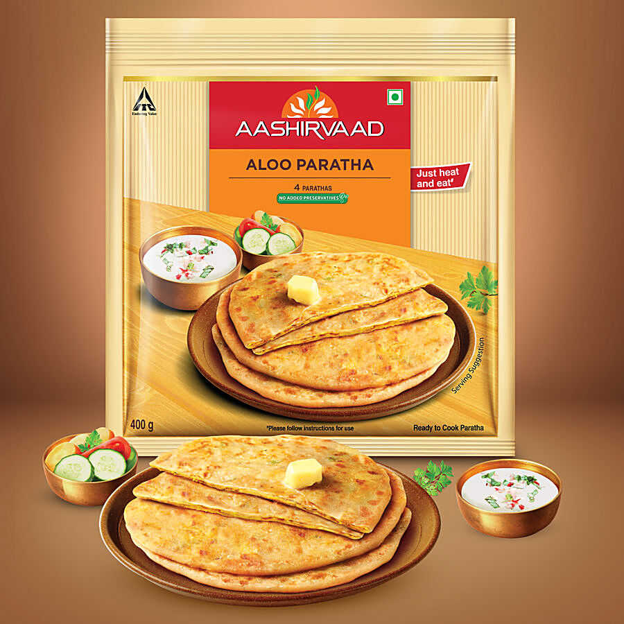 Aashirvaad Ready To Cook Aloo Paratha