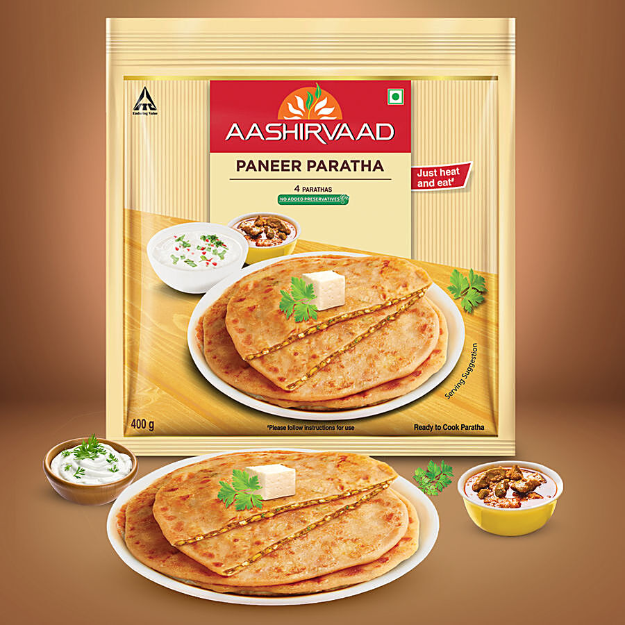 Aashirvaad Ready To Cook Paneer Paratha