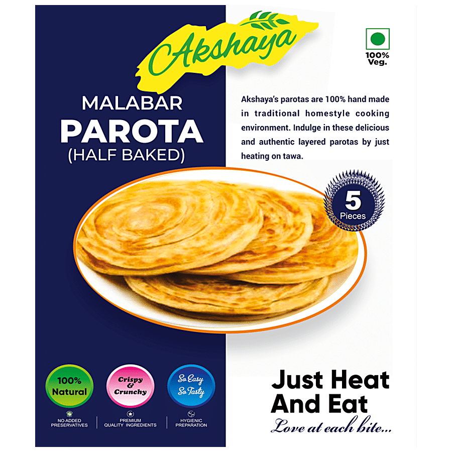 Akshaya Malabar Parota - Half Baked