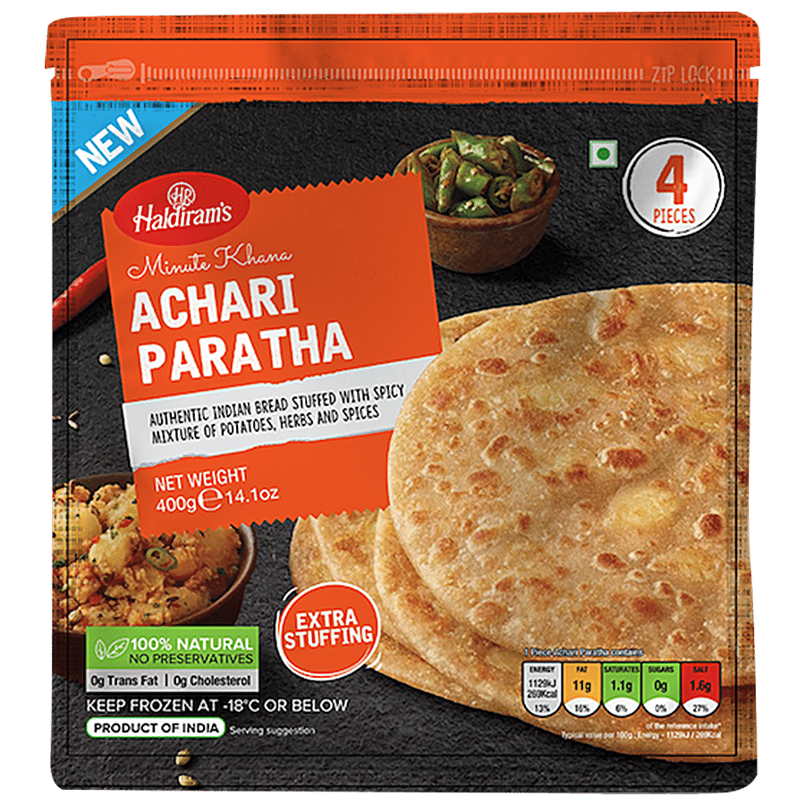 Haldiram's Aloo Achari Paratha - Minute Khana