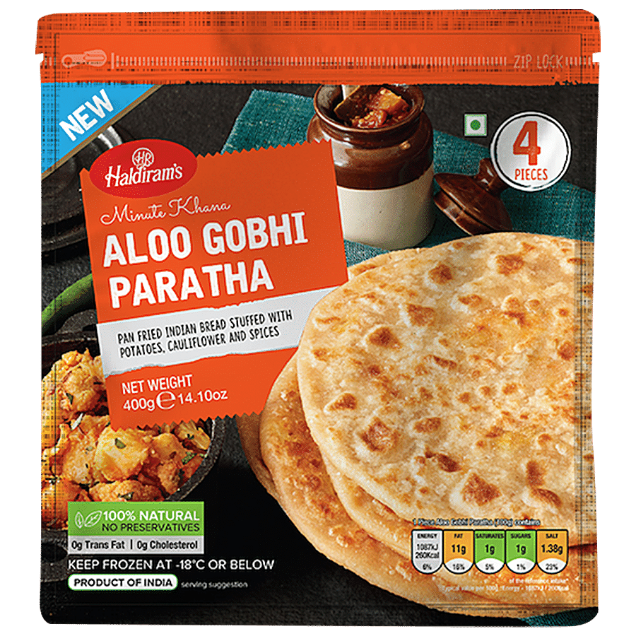 Haldiram's Aloo Gobhi Paratha - Minute Khana