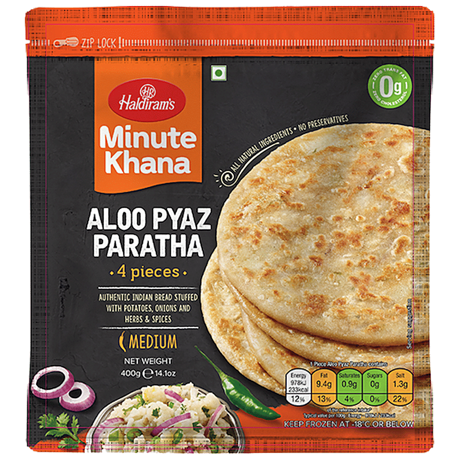 Haldiram's Aloo Pyaz Paratha - Minute Khana