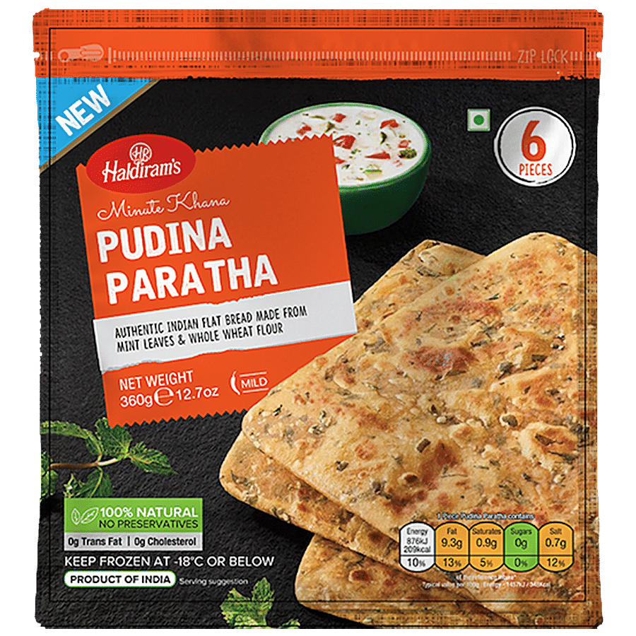 Haldiram's Pudina Paratha - Minute Khana