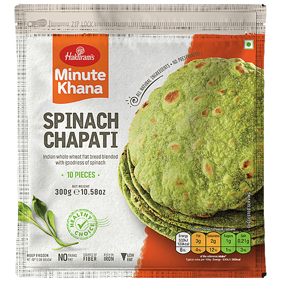 Haldiram's Spinach Chapati - Minute Khana