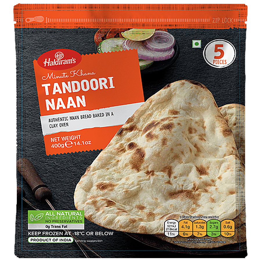 Haldiram's Tandoori Naan - Minute Khana