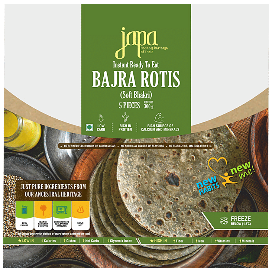 Japa Bajra Rotis - Instant Ready To Eat