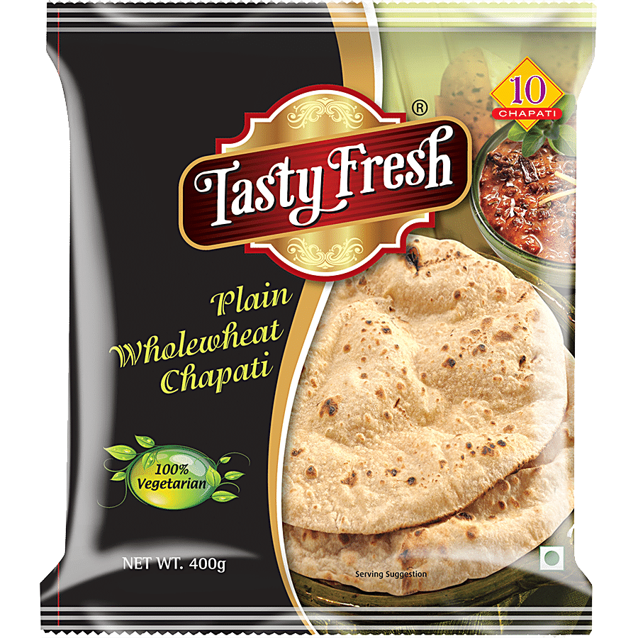 Tasty Fresh  Whole Wheat Plain Chapati