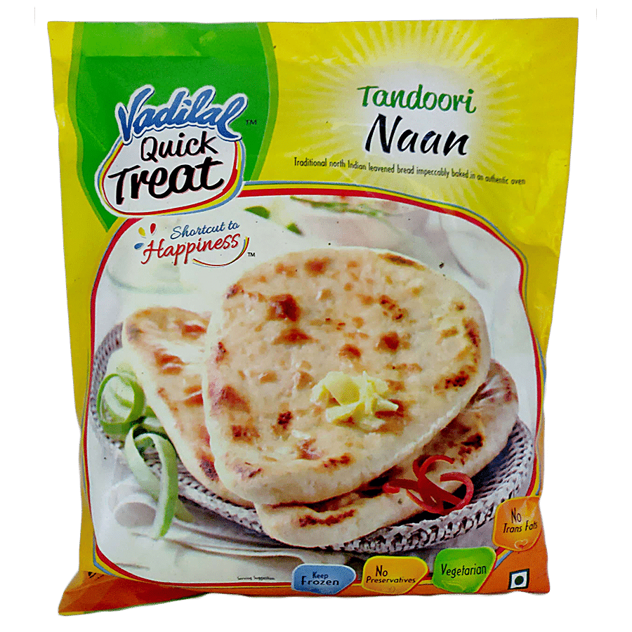 Vadilal Quick Treat Frozen Food - Tandoori Naan