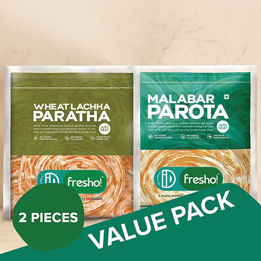 iD fresho! Whole Wheat Lachha/Paratha