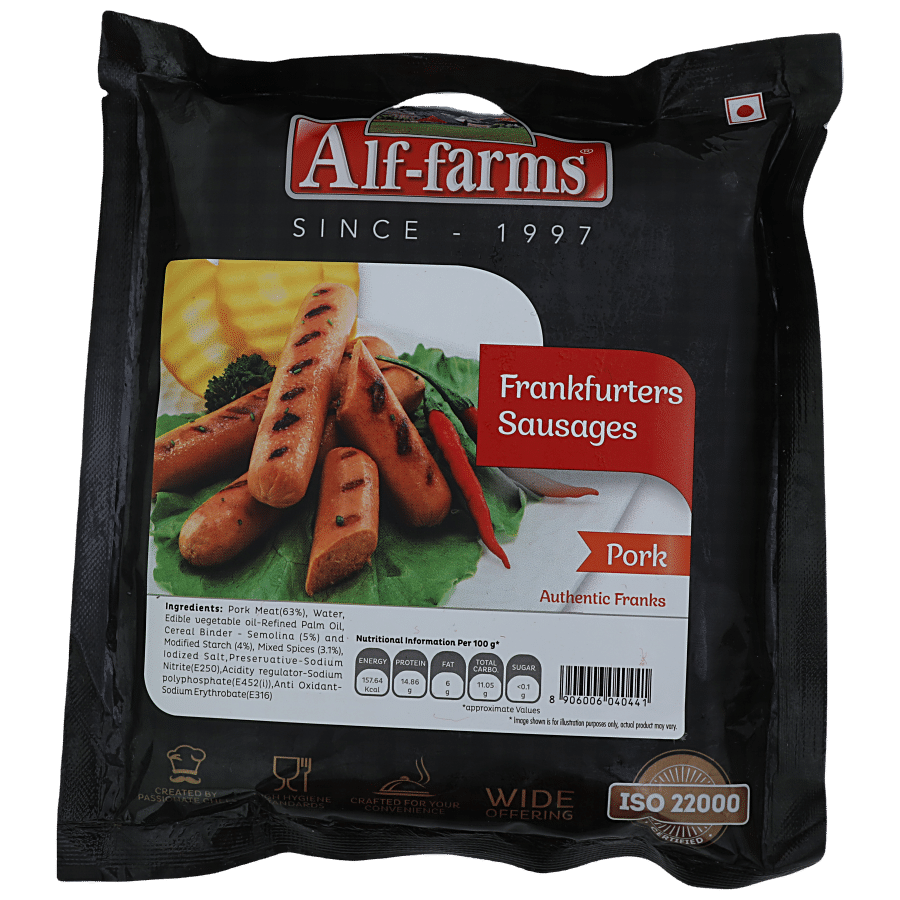 ALF-FARMS Pork - Frankfurters Sausages