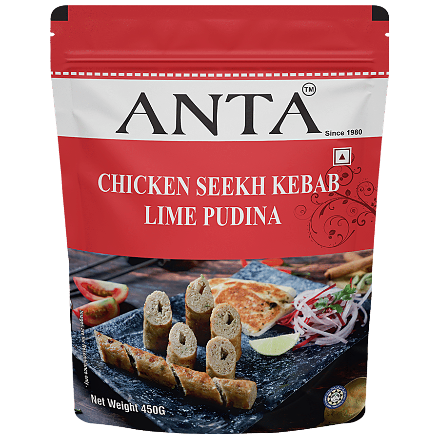 ANTA Chicken Seekh Kebab - Lime Pudina