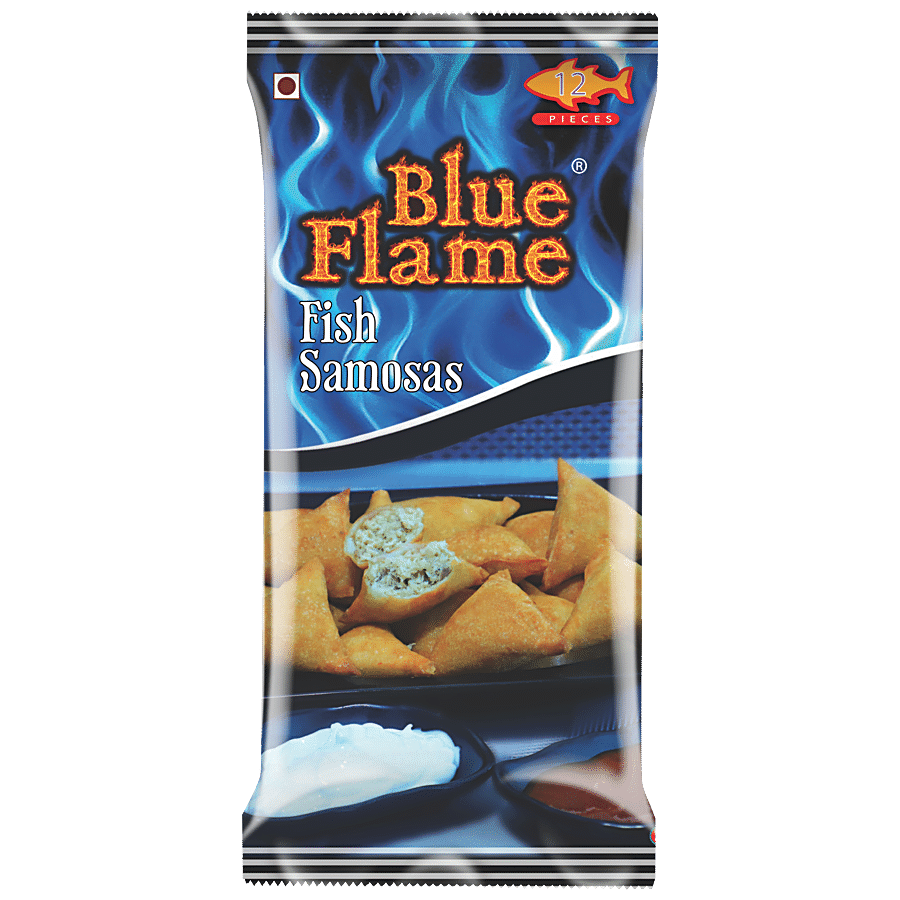 Blue Flame  Fish Samosa - Ready To Fry