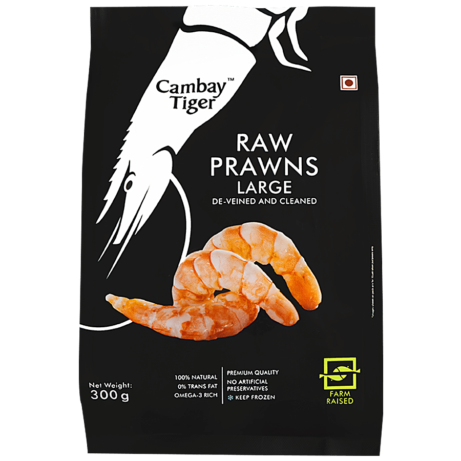 Cambay Tiger Prawns DVC - Small