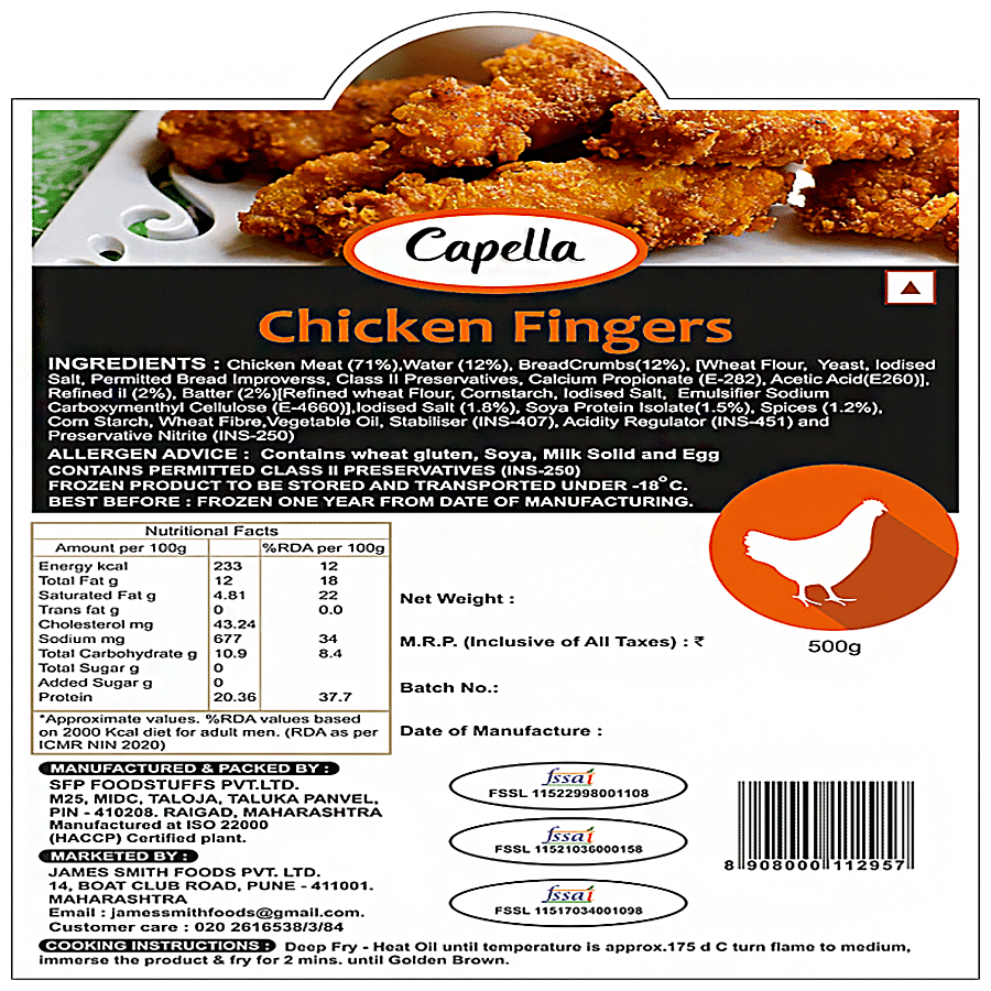 Capella Chicken Fingers