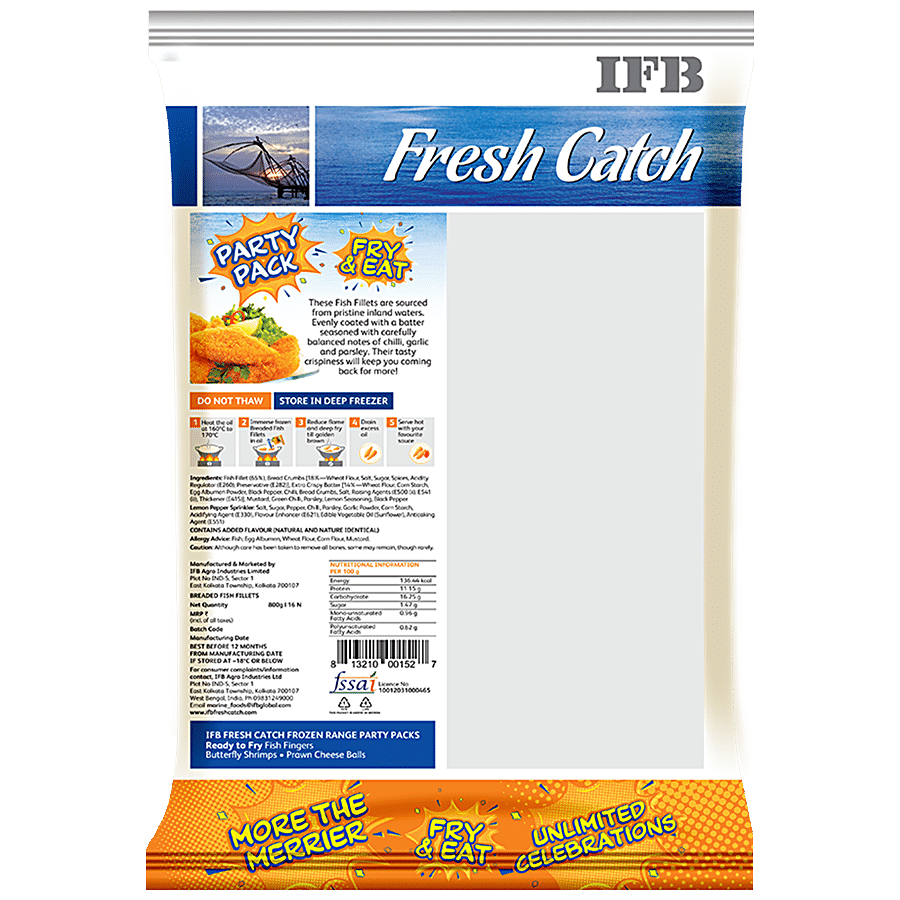 IFB Fresh Catch  Breaded Fish Fillets - Crispy & Crunchy