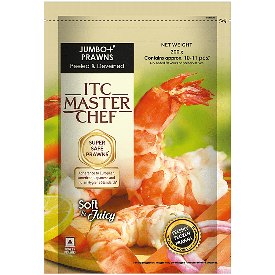 ITC Master Chef Jumbo+ Prawns - Soft & Juicy