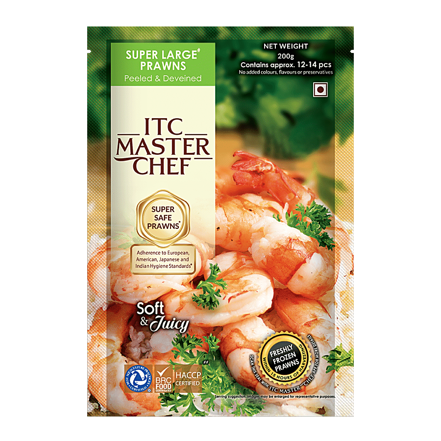 ITC Master Chef Super Large Prawns - Soft & Juicy